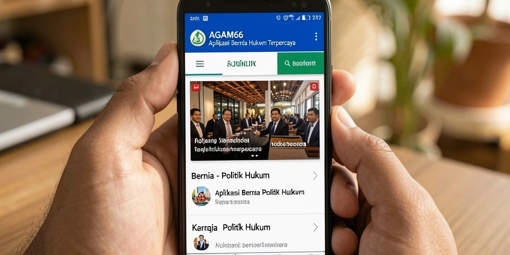 Antarmuka AGAM66 yang informatif dan mudah digunakan.