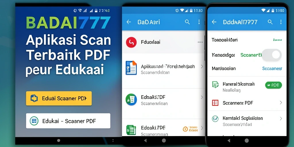Antarmuka intuitif BADAI777 untuk pemindaian PDF.