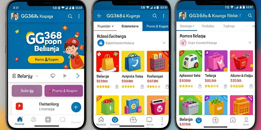 Antarmuka pengguna GG368 untuk promo & kupon.