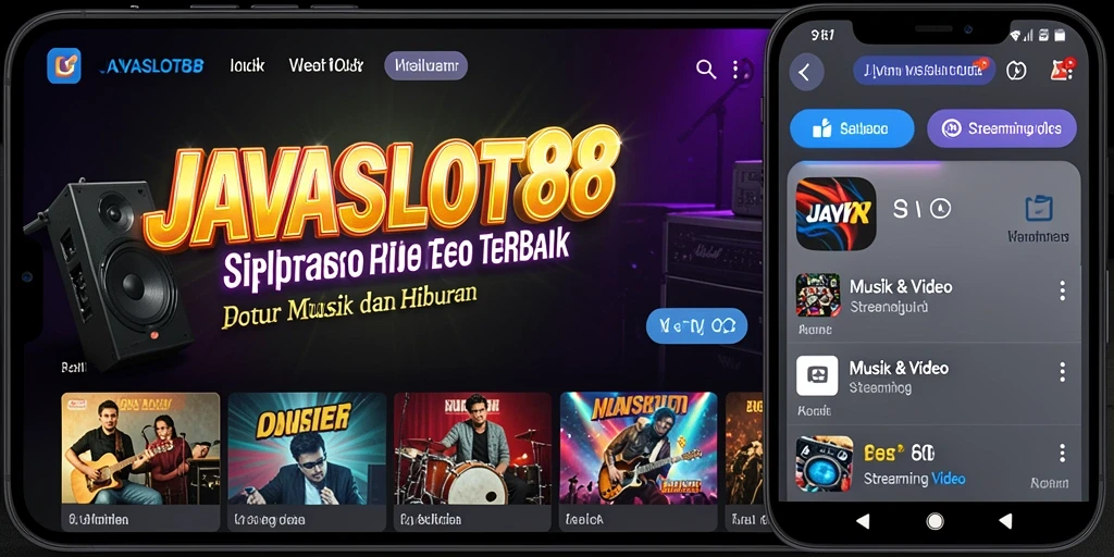Antarmuka aplikasi JAVASLOT88 menampilkan pilihan video yang beragam dan menarik.