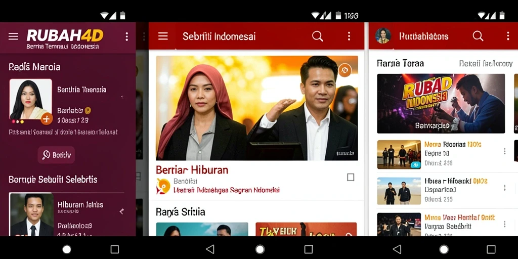 Antarmuka aplikasi RUBAH4D yang menarik dan informatif.