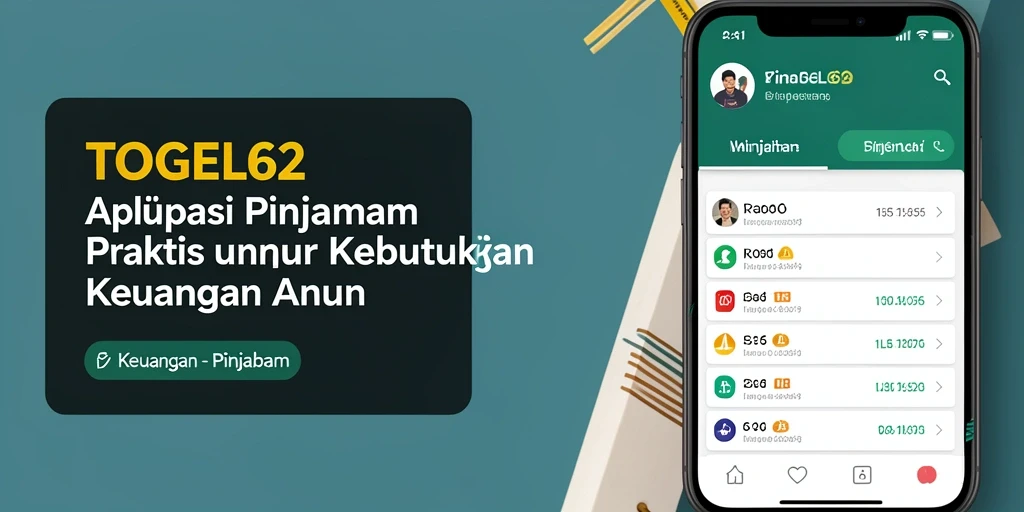 Tampilan antarmuka pengguna TOGEL62 yang ramah dan mudah digunakan untuk ajukan pinjaman.