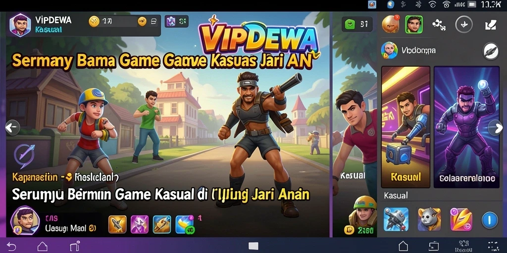 Tampilan dalam game VIPDEWA yang menarik dan interaktif.